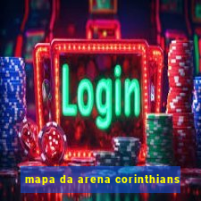 mapa da arena corinthians